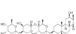 Structural formula of digoxin ...